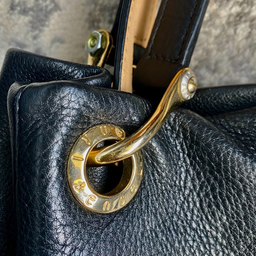 Henri Bendel Supple Black Leather Bag - Picture 4 of 15